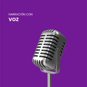 Narración de voz (off)